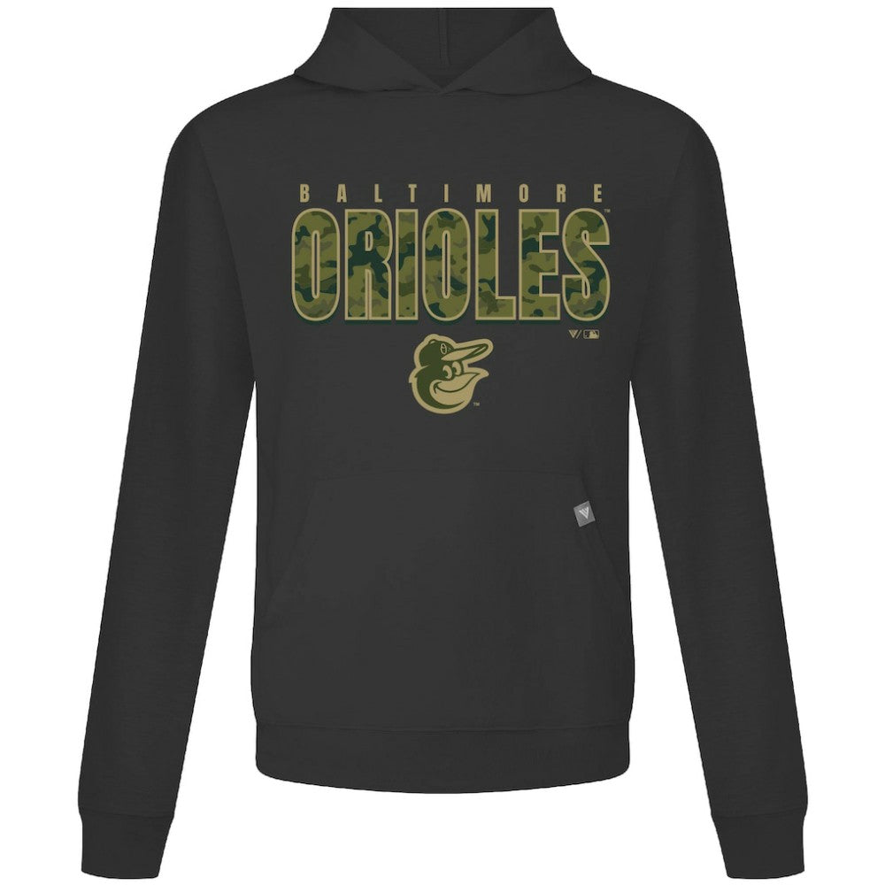 Baltimore Orioles Levelwear Relay Protect Pullover Hoodie - Black