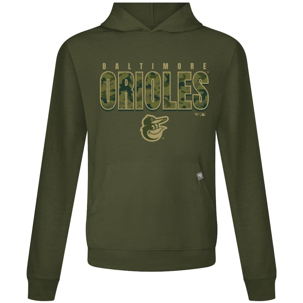 Baltimore Orioles Levelwear Relay Protect Pullover Hoodie - Green