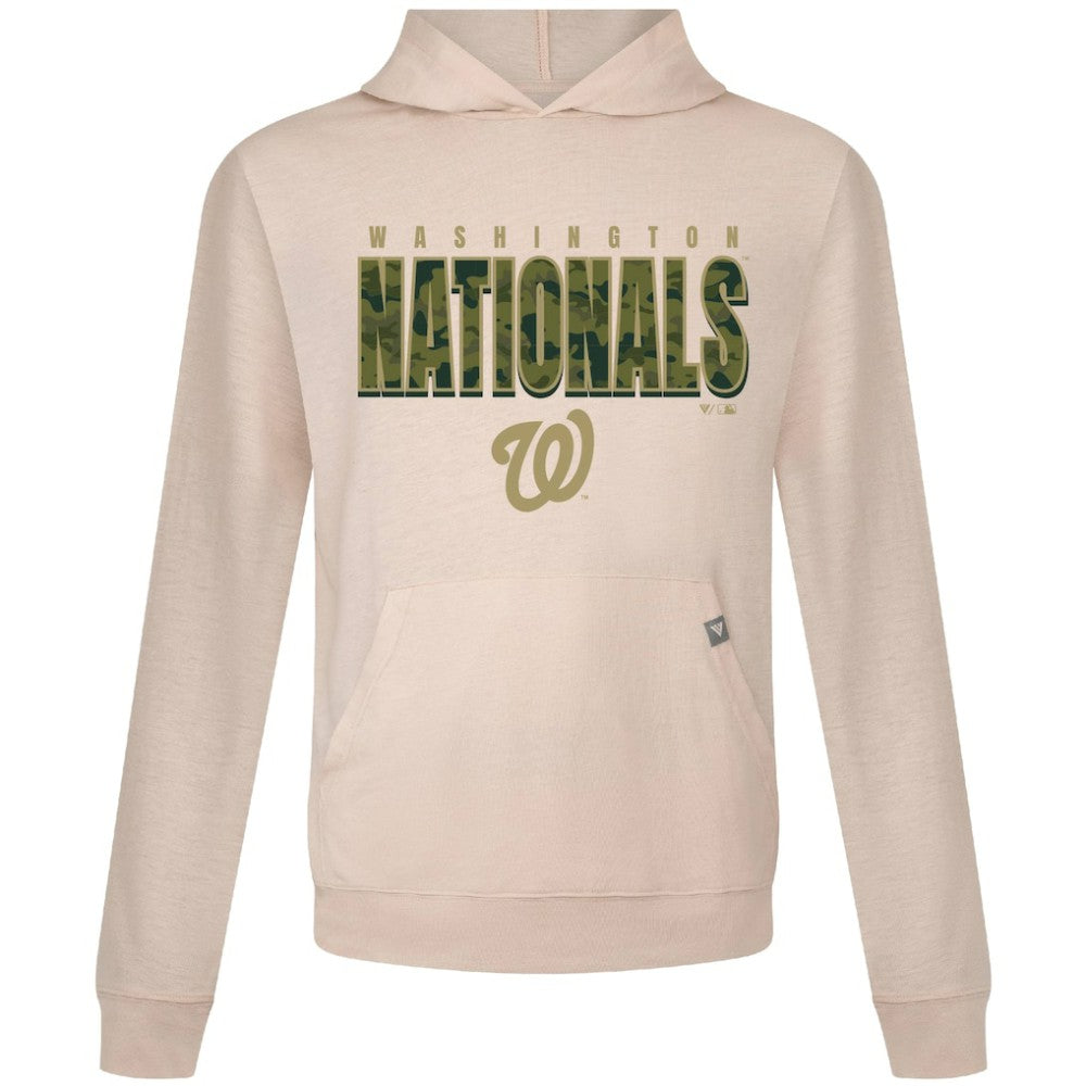 Washington Nationals Levelwear Relay Protect Pullover Hoodie - Khaki