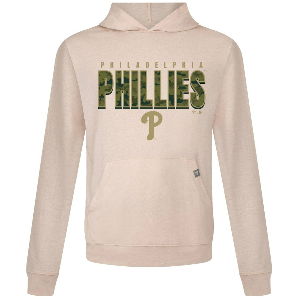Philadelphia Phillies Levelwear Relay Protect Pullover Hoodie - Khaki