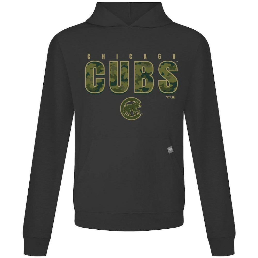 Chicago Cubs Levelwear Relay Protect Pullover Hoodie - Black