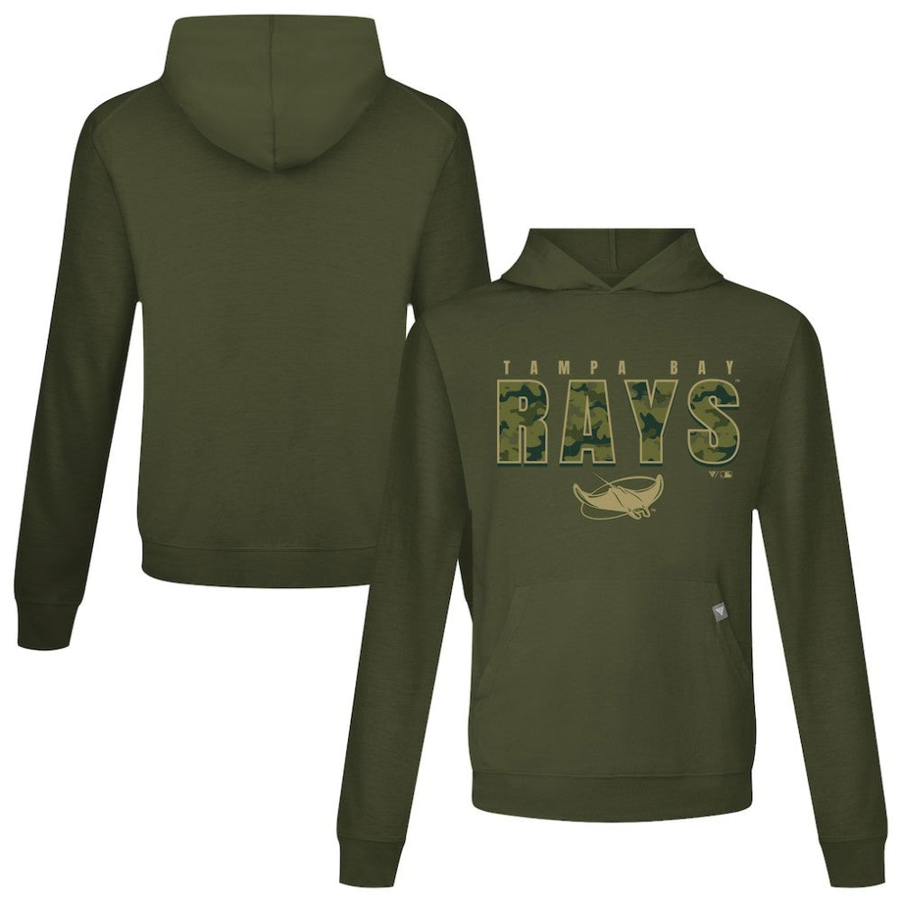 Tampa Bay Rays Levelwear Relay Protect Pullover Hoodie - Green