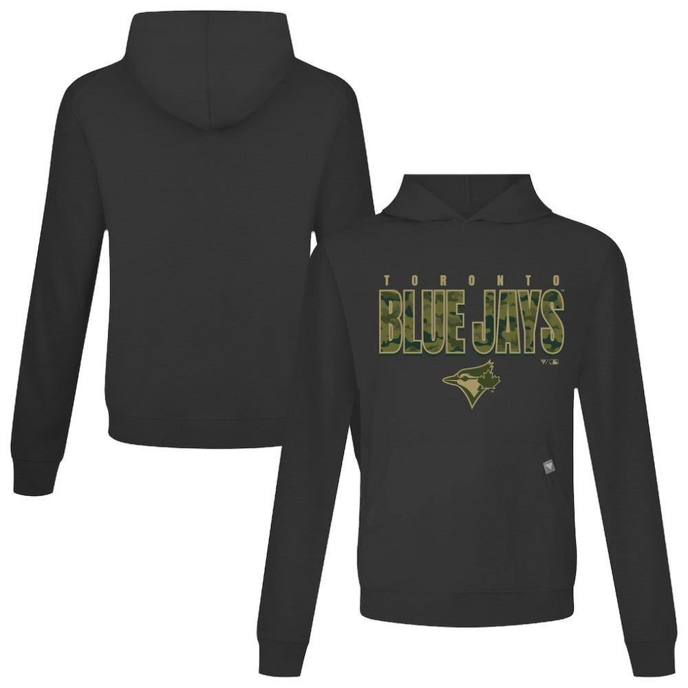 Toronto Blue Jays Levelwear Relay Protect Pullover Hoodie - Black