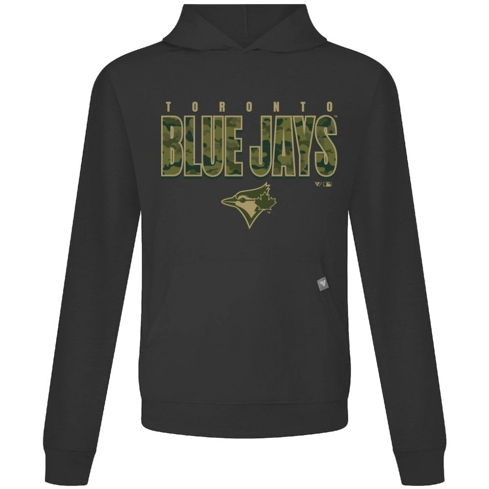 Toronto Blue Jays Levelwear Relay Protect Pullover Hoodie - Black