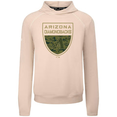 Arizona Diamondbacks Levelwear Mandate Buckler Tri-Blend Pullover Hoodie - Khaki