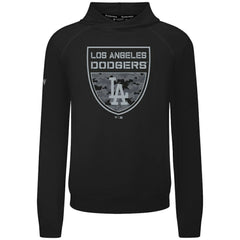 Los Angeles Dodgers Levelwear Mandate Buckler Tri-Blend Pullover Hoodie - Black