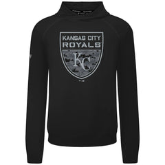 Kansas City Royals Levelwear Mandate Buckler Tri-Blend Pullover Hoodie - Black