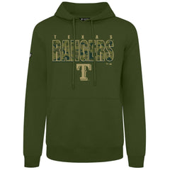 Texas Rangers Levelwear Podium Protect Pullover Hoodie - Green