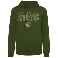 Washington Nationals Levelwear Podium Protect Pullover Hoodie - Green