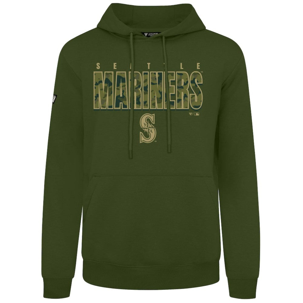Seattle Mariners Levelwear Podium Protect Pullover Hoodie - Green