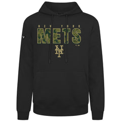 New York Mets Levelwear Podium Protect Pullover Hoodie - Black