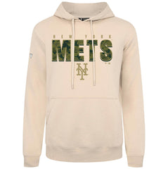 New York Mets Levelwear Podium Protect Pullover Hoodie - Khaki