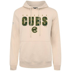 Chicago Cubs Levelwear Podium Protect Pullover Hoodie - Khaki