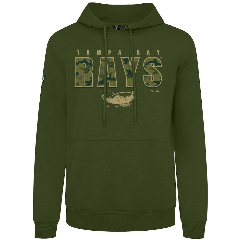 Tampa Bay Rays Levelwear Podium Protect Pullover Hoodie - Green