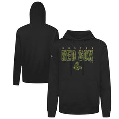 Boston Red Sox Levelwear Podium Protect Pullover Hoodie - Black