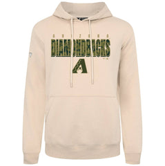 Arizona Diamondbacks Levelwear Podium Protect Pullover Hoodie - Khaki