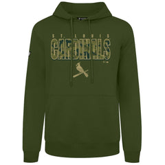 St. Louis Cardinals Levelwear Podium Protect Pullover Hoodie - Green