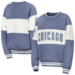Chicago Cubs Outerstuff Youth Ultimate Pastels On Base Sweatshirt - Blue