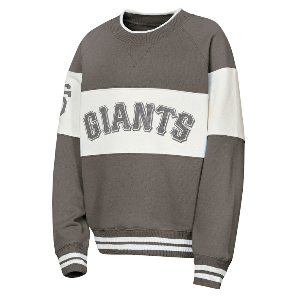 San Francisco Giants Outerstuff Youth Ultimate Pastels On Base Sweatshirt - Gray