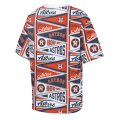 Houston Astros Outerstuff Youth All-Over Pennant T-Shirt - Orange