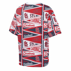 St. Louis Cardinals Outerstuff Youth All-Over Pennant T-Shirt - Red