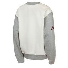 Houston Astros Outerstuff Youth Big League Power Hit Fleece Sweatshirt - Cream/Gray
