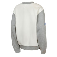 Los Angeles Dodgers Outerstuff Youth Big League Power Hit Fleece Sweatshirt - Cream/Gray