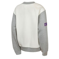 Chicago Cubs Outerstuff Youth Big League Power Hit Fleece Sweatshirt - Cream/Gray