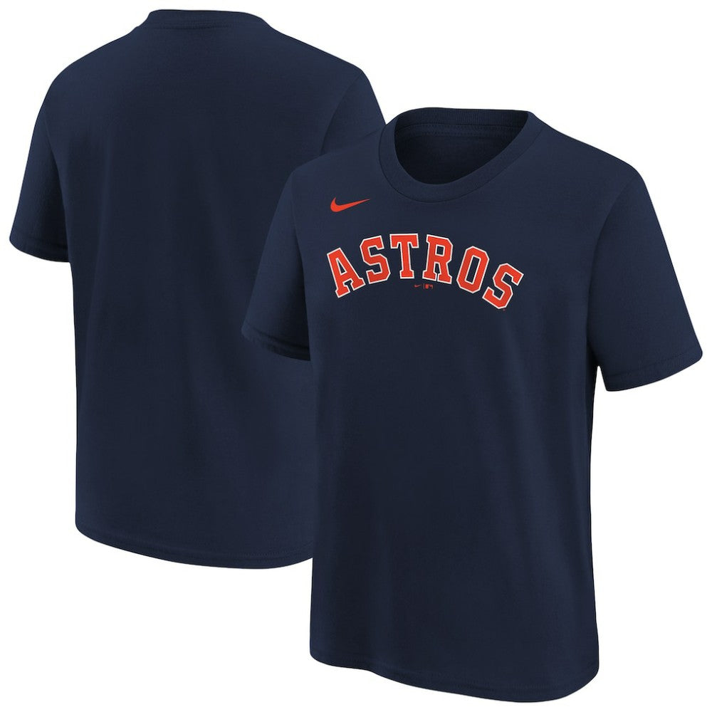 Houston Astros Youth Wordmark T-Shirt - Athletic Navy | Nike