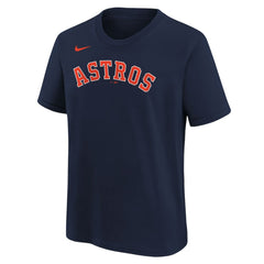 Houston Astros Youth Wordmark T-Shirt - Athletic Navy | Nike