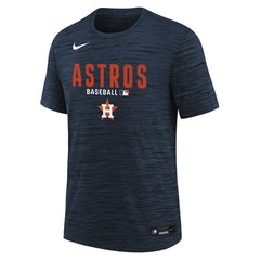 Houston Astros Youth Authentic Collection Velocity Dri-FIT T-Shirt - Navy | Nike