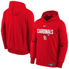 St. Louis Cardinals Youth Authentic Collection Therma-FIT Hoodie - Red | Nike