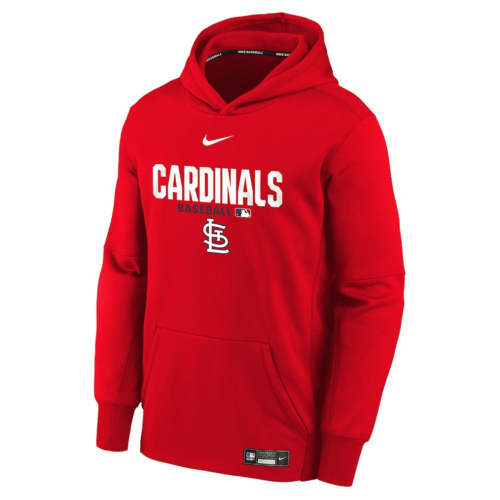 St. Louis Cardinals Youth Authentic Collection Therma-FIT Hoodie - Red | Nike