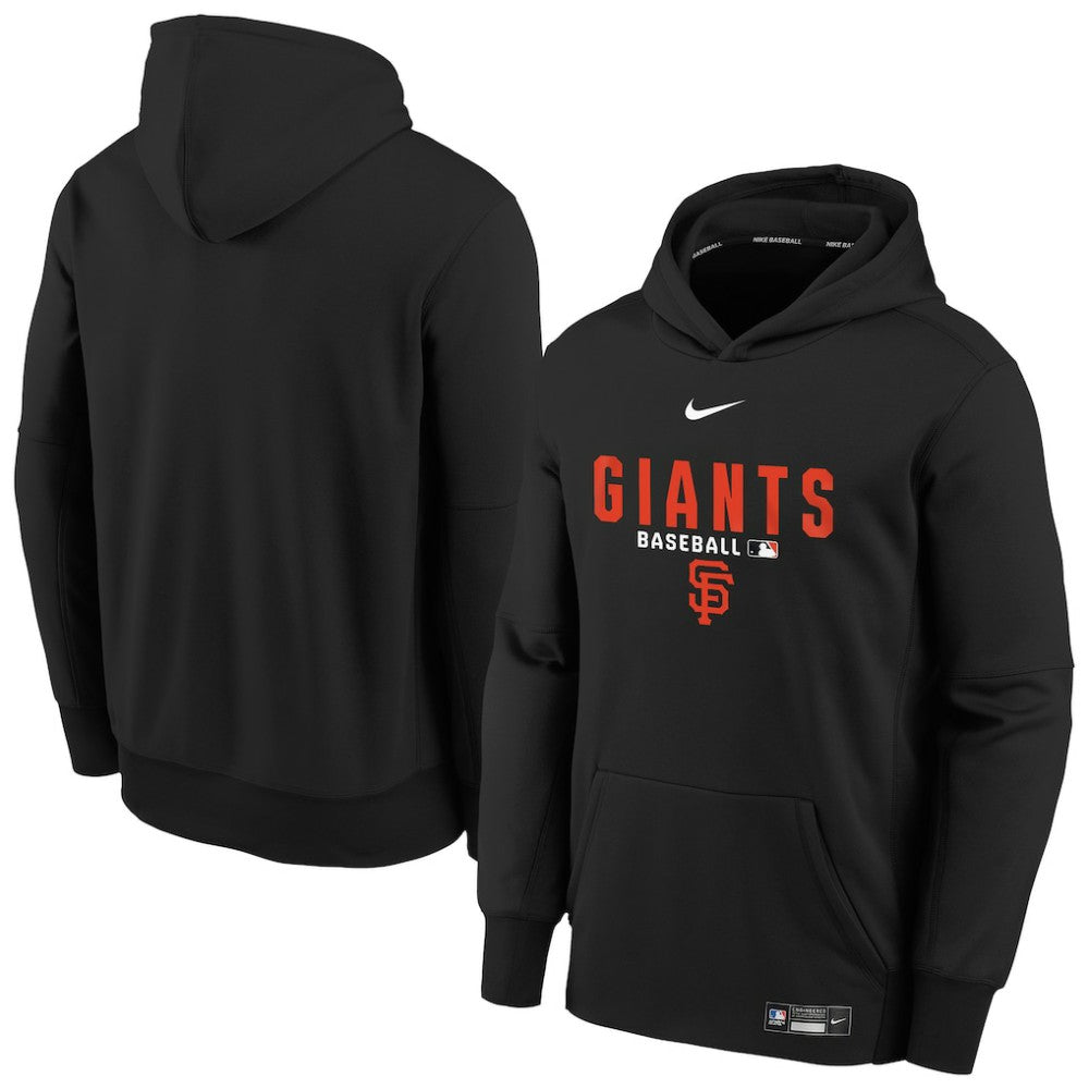San Francisco Giants Youth Authentic Collection Therma-FIT Hoodie - Black | Nike