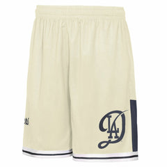 Los Angeles Dodgers Outerstuff Youth City Crew Fashion Shorts - Cream