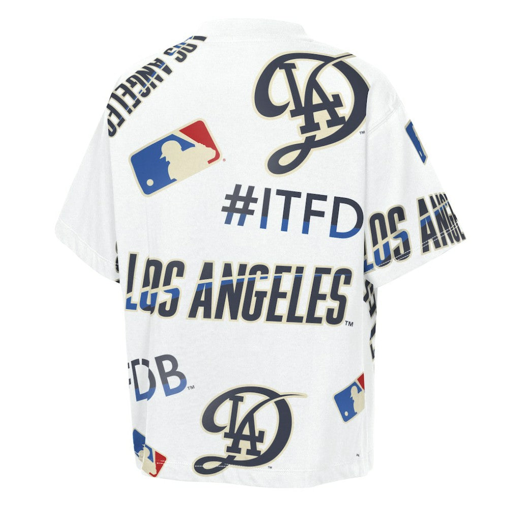 Los Angeles Dodgers Outerstuff Youth Circus Catch T-Shirt - White