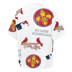 St. Louis Cardinals Outerstuff Youth Circus Catch T-Shirt - White