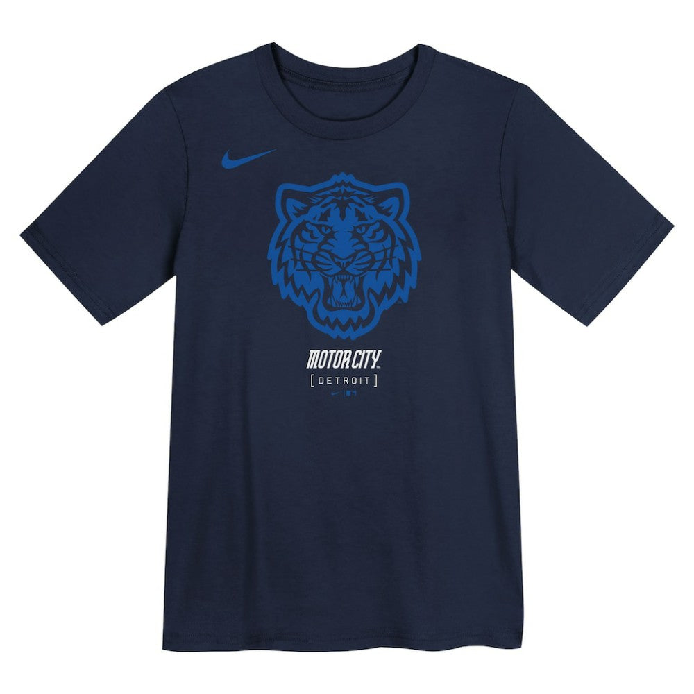 Detroit Tigers Preschool City Connect Logo T-Shirt - Navy | Nike