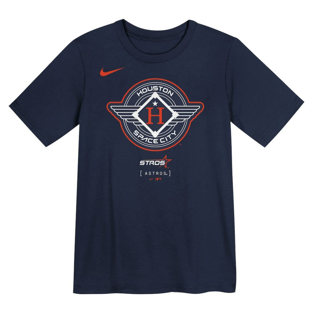 Houston Astros Preschool City Connect Logo T-Shirt - Navy | Nike