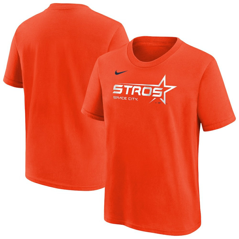 Houston Astros Youth City Connect Wordmark T-Shirt - Orange | Nike