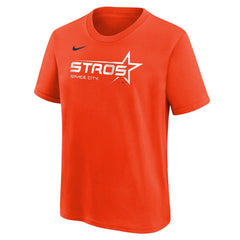 Houston Astros Youth City Connect Wordmark T-Shirt - Orange | Nike
