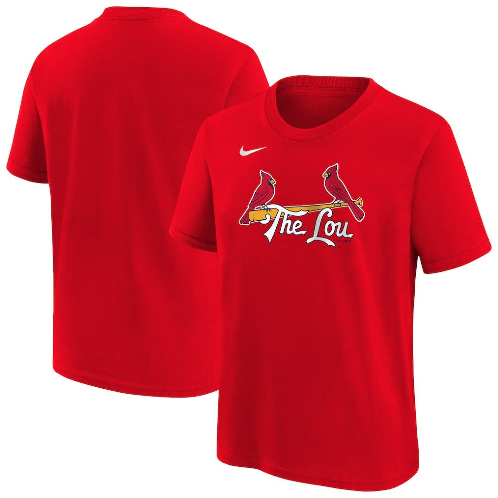 St. Louis Cardinals Youth City Connect Wordmark T-Shirt - Red | Nike