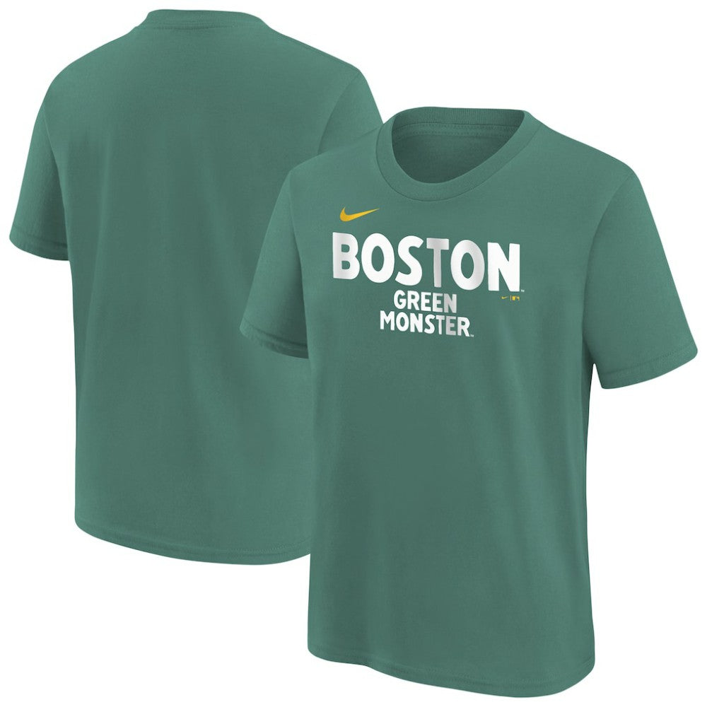 Boston Red Sox Youth City Connect Wordmark T-Shirt - Green | Nike