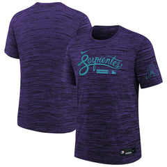 Arizona Diamondbacks Youth Authentic Collection Velocity Dri-FIT T-Shirt - Purple | Nike