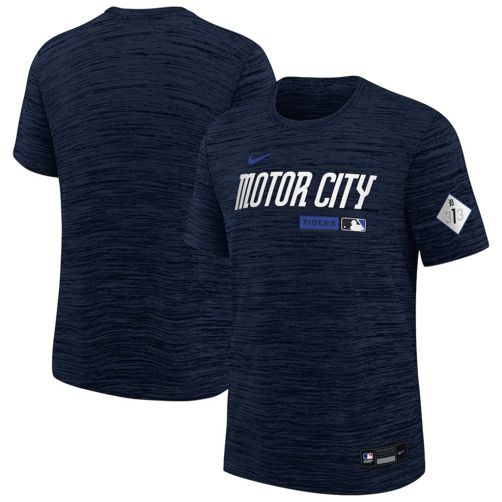 Detroit Tigers Youth Authentic Collection Velocity Dri-FIT T-Shirt - Navy | Nike