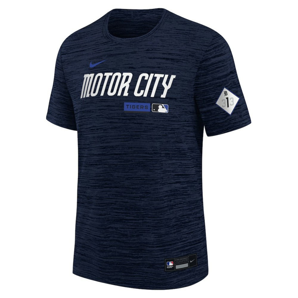Detroit Tigers Youth Authentic Collection Velocity Dri-FIT T-Shirt - Navy | Nike