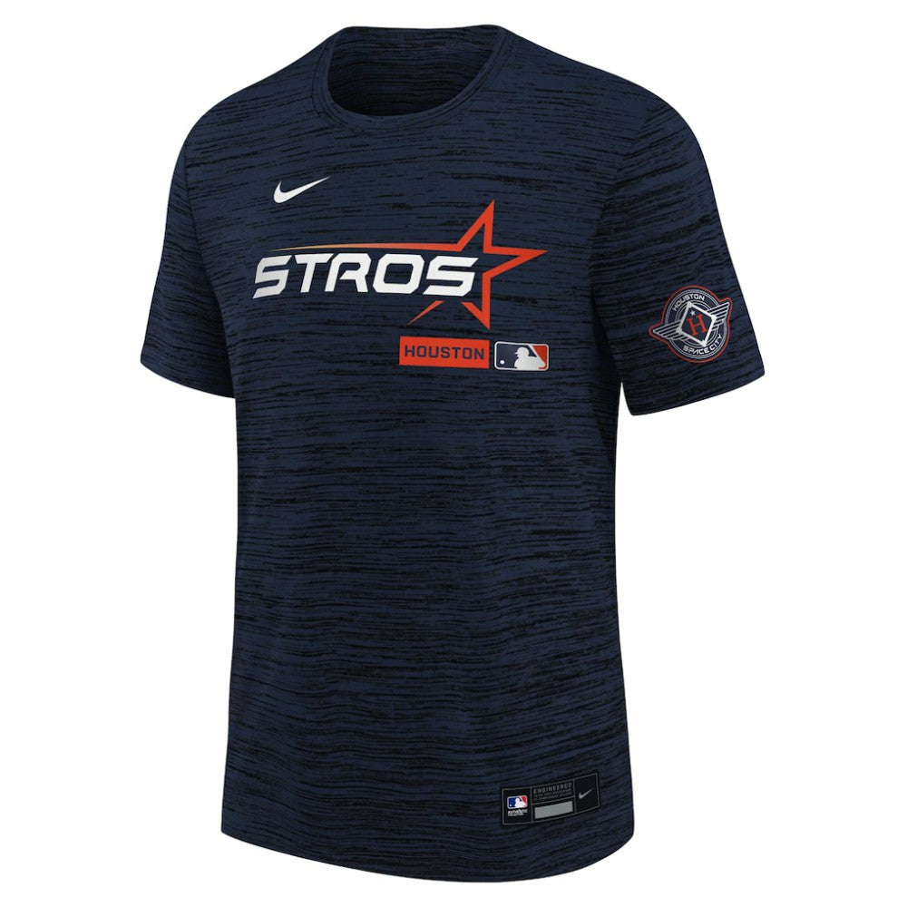Houston Astros Youth Authentic Collection Velocity Dri-FIT T-Shirt - Navy | Nike