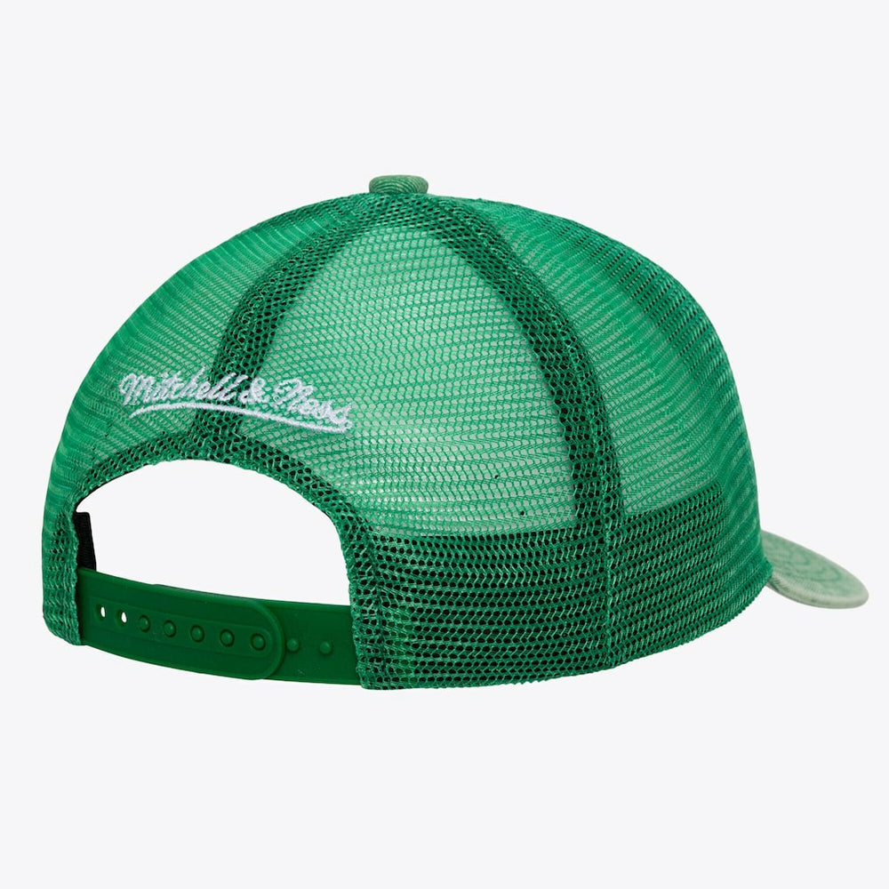 Boston Celtics Gameday Snow Wash Adjustable Trucker Hat - Kelly Green | Mitchell & Ness sale
