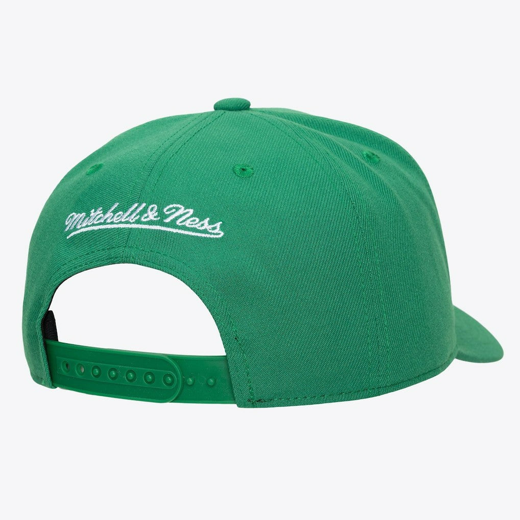 Boston Celtics Legendary Home Pro Pinch Snapback Hat - Kelly Green | Mitchell & Ness online