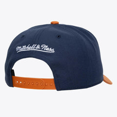 Golden State Warriors Legendary Home Pro Pinch Snapback Hat sale - Navy | Mitchell & Ness outlet